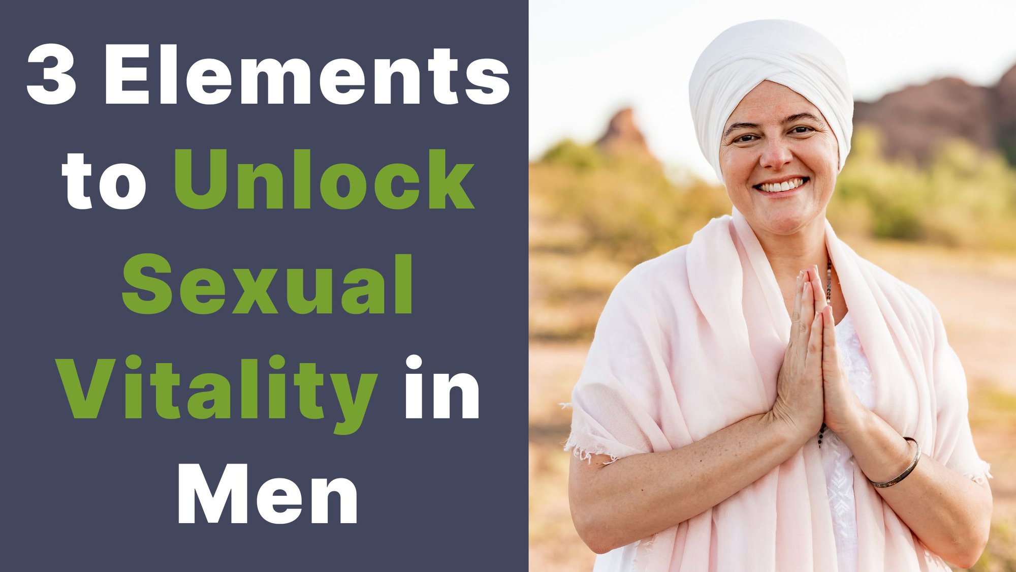 3 Elements to Unlock Sexual Vitality in Men cover